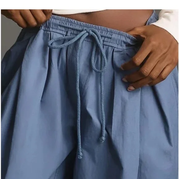 Anthropologie Mossa parachuteCargo-Style Wide Leg Drawstring pants - Picture 2 of 7